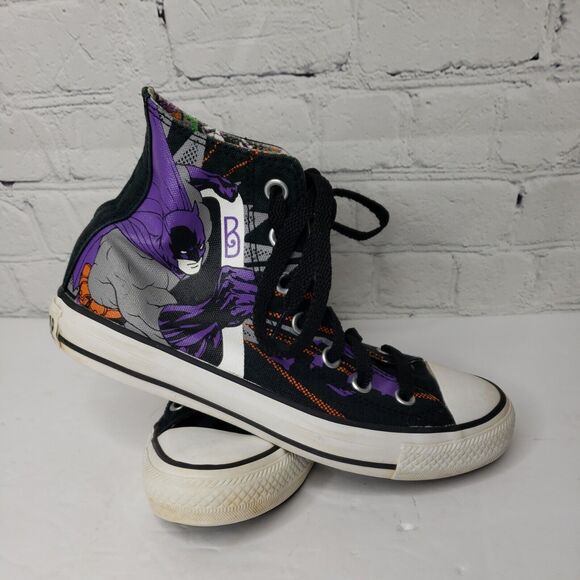 Converse All Star DC Comics Batman & Joker Great Condition! Unisex W 6 M‎ 4 - Picture 1 of 10